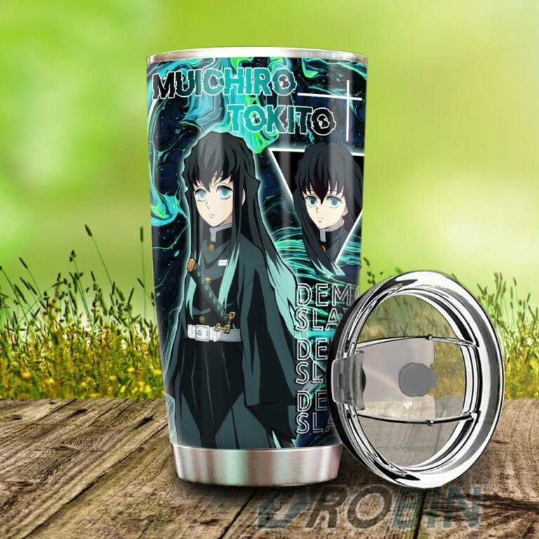 Muichiro Tokito Stainless Steel Tumbler Cup Custom Demon Slayer Anime