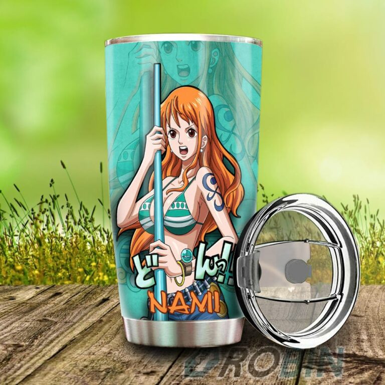 Nami Stainless Steel Tumbler Cup Custom One Piece Anime