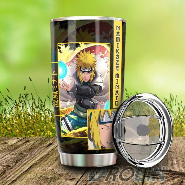 Namikaze Minato Stainless Steel Tumbler Cup Custom Anime