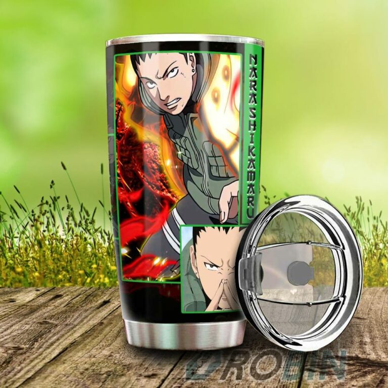Nara Shikamaru Stainless Steel Tumbler Cup Custom Anime