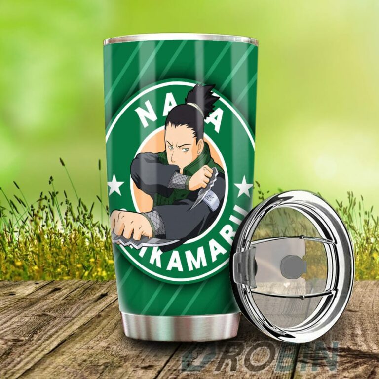 Nara Shikamaru Stainless Steel Tumbler Cup Custom Naruto Anime