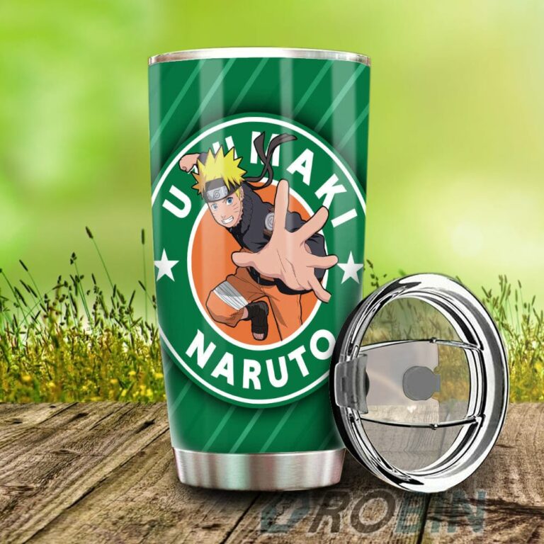 Naruto Sasuke Stainless Steel Tumbler Cup Custom Naruto Anime