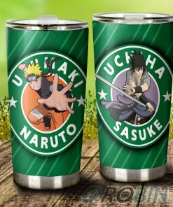 Naruto Sasuke Stainless Steel Tumbler Cup Custom Naruto Anime