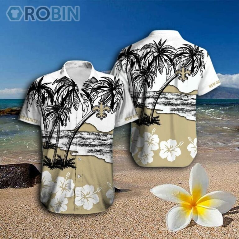 New Orleans Saints Hawaiian Shirt And Shorts