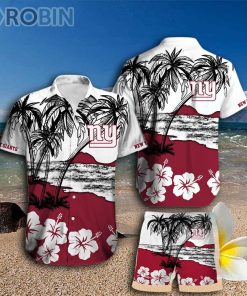 New York Giants Hawaiian Shirt And Shorts New York Giants Hawaiian Shirt And Shorts