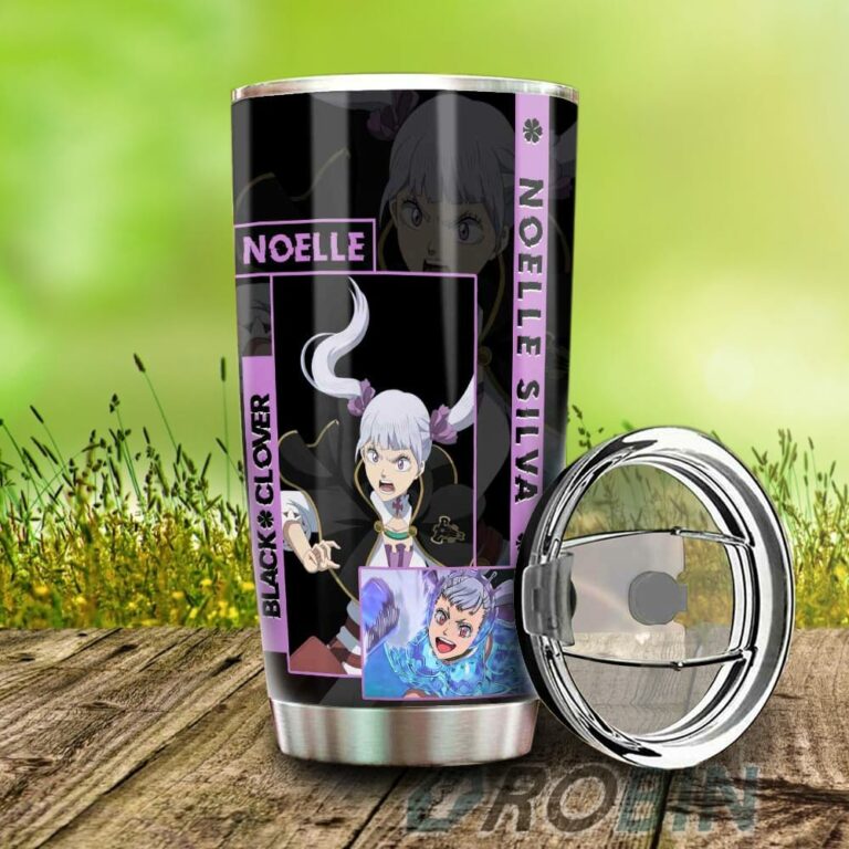 Noelle Silva Stainless Steel Tumbler Cup Custom Black Clover Anime