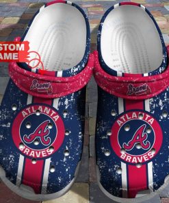 Personalized Name Atlanta Braves Crocs