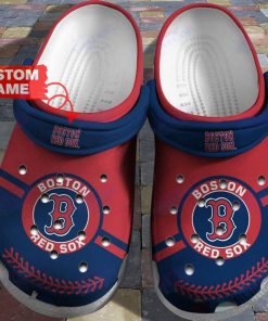 Personalized Name Boston Red Sox Crocs