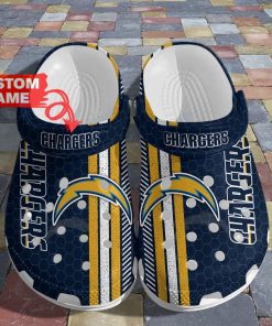 Personalized NFL Football Los Angeles Chargers Crocs