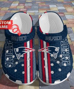 Personalized NFL Football New England Patriots Crocs