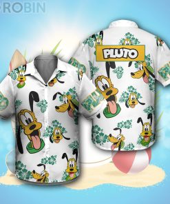 Pluto Dog Hibiscus Disney Hawaiian Shirt