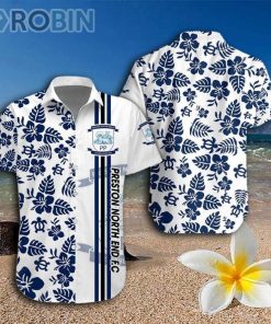 Preston North End FC Hawaiian Shirt And Shorts