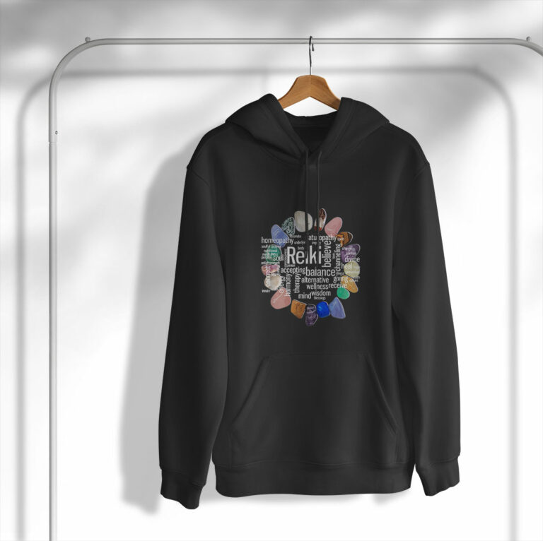 Reiki Terms Wordcloud Shirt, Tee Crystal Energy Stone Trending