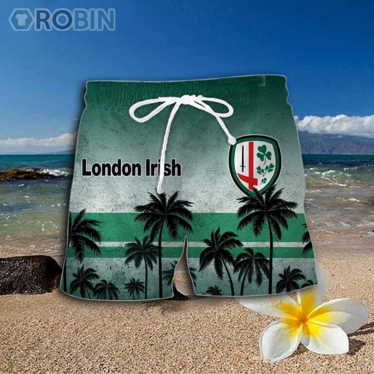 RFU London Irish 3D Hawaiian Shirt And Shorts