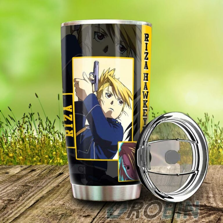 Riza Hawkeye Stainless Steel Tumbler Cup Custom Fullmetal Alchemist Anime