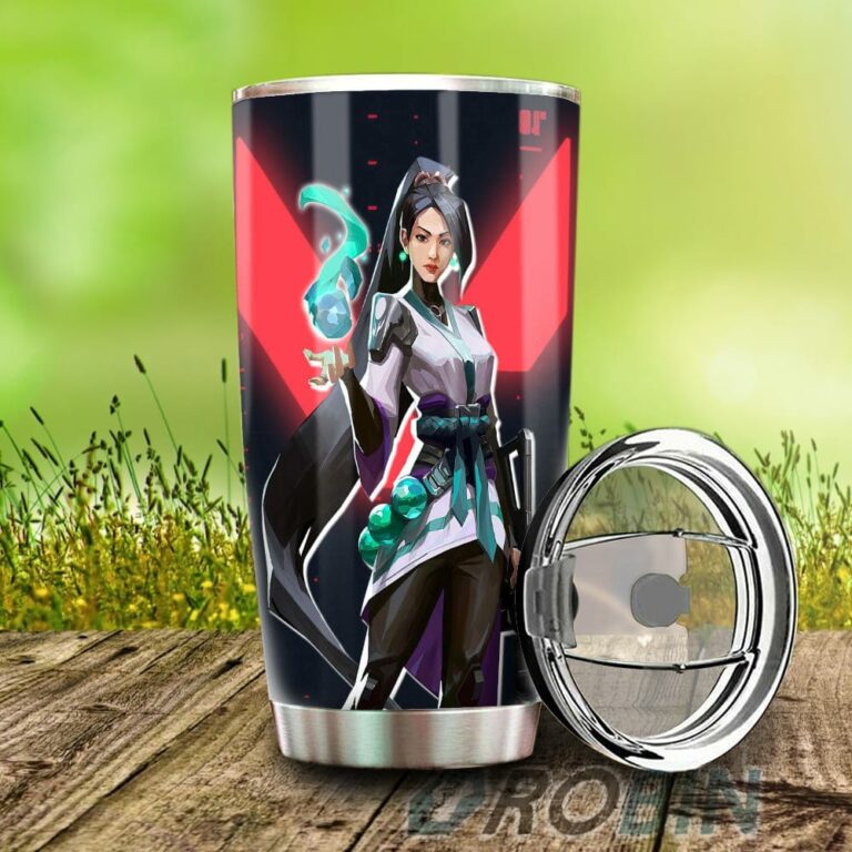 Sage Stainless Steel Tumbler Cup Custom Valorant Agent