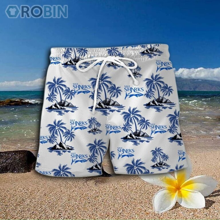 Sale Sharks 3D Hawaiian Shirt And Shorts