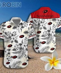 Saracens Hawaiian Shirt And Shorts