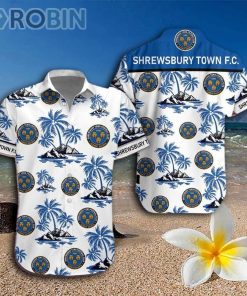 Shrewsbury Town Hawaiian Shirt And Shorts