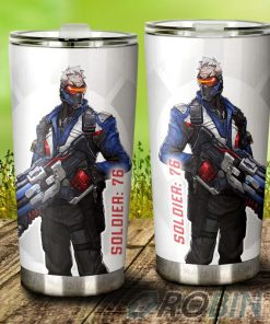 Soldier 76 Stainless Steel Tumbler Cup Custom Overwatch