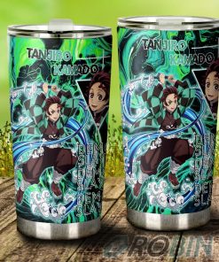 Tanjiro Kamado Stainless Steel Tumbler Cup Custom Demon Slayer Anime