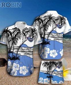 Tennessee Titans Hawaiian Shirt And Shorts