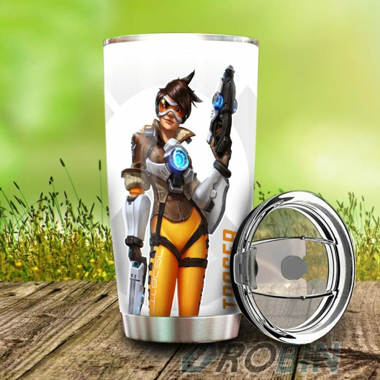 Tracer Stainless Steel Tumbler Cup Custom Overwatch