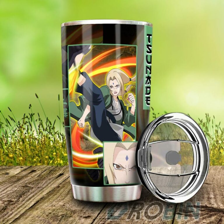 Tsunade Stainless Steel Tumbler Cup Custom Anime