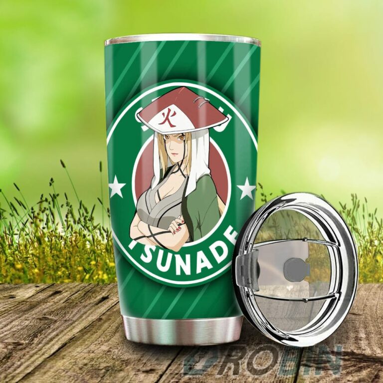 Tsunade Hokage Stainless Steel Tumbler Cup Custom Naruto Anime