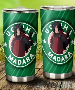 Uchiha Madara Stainless Steel Tumbler Cup Custom Naruto Anime