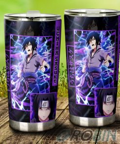 Uchiha Sasuke Stainless Steel Tumbler Cup Custom Anime
