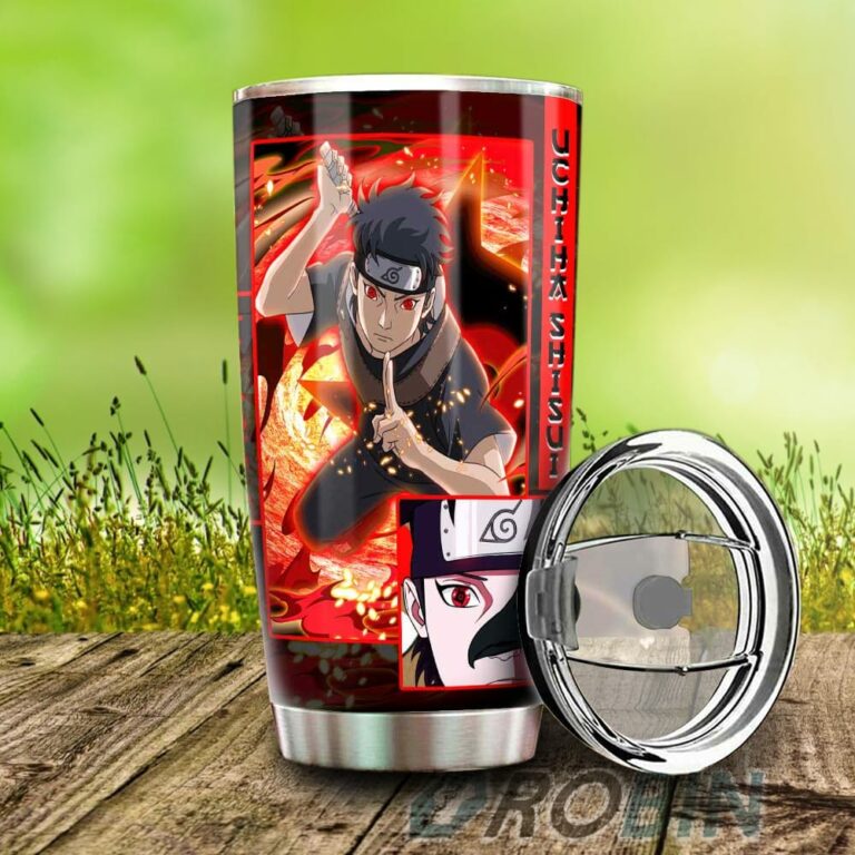 Uchiha Shisui Stainless Steel Tumbler Cup Custom Anime