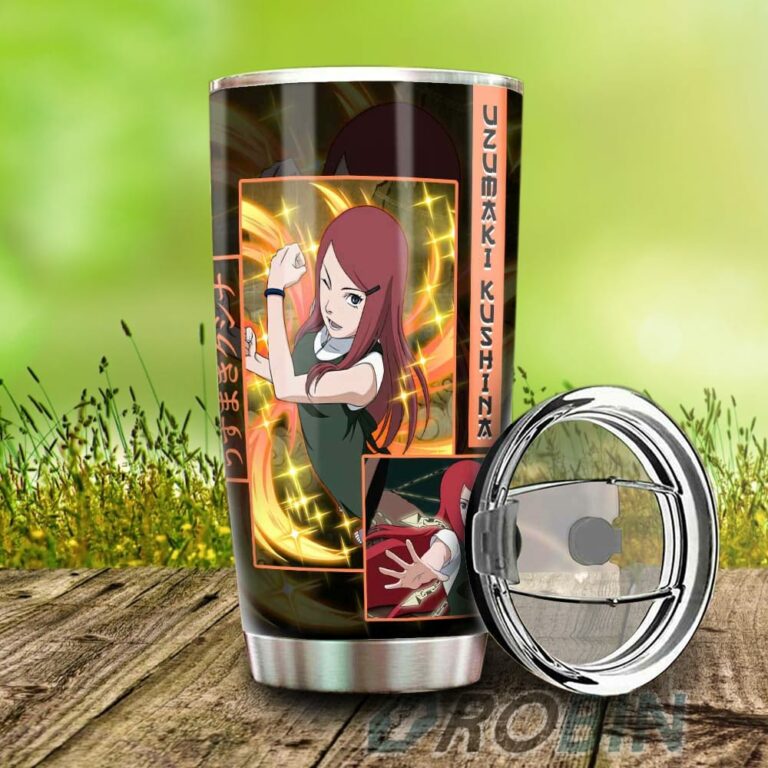 Uzumaki Kushina Stainless Steel Tumbler Cup Custom Anime