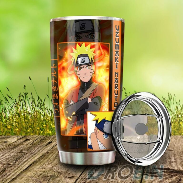 Uzumaki Naruto Sage Mode Stainless Steel Tumbler Cup Custom Anime