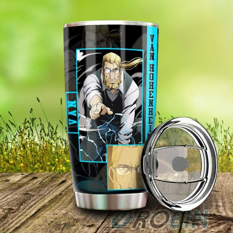 Van Hohenheim Stainless Steel Tumbler Cup Custom Fullmetal Alchemist Anime