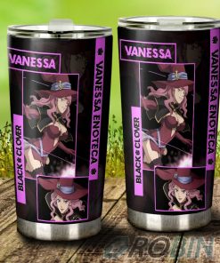 Vanessa Enoteca Stainless Steel Tumbler Cup Custom Black Clover Anime