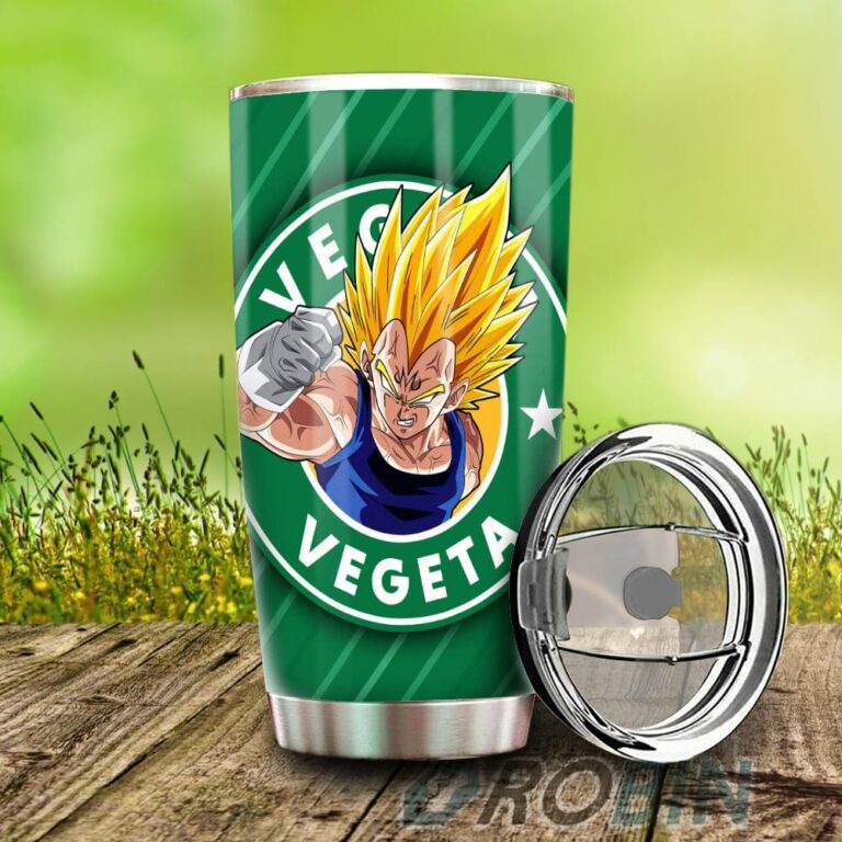 Vegeta SSJ Stainless Steel Tumbler Cup Custom Dragon Ball Anime