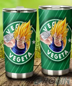 Vegeta SSJ Stainless Steel Tumbler Cup Custom Dragon Ball Anime