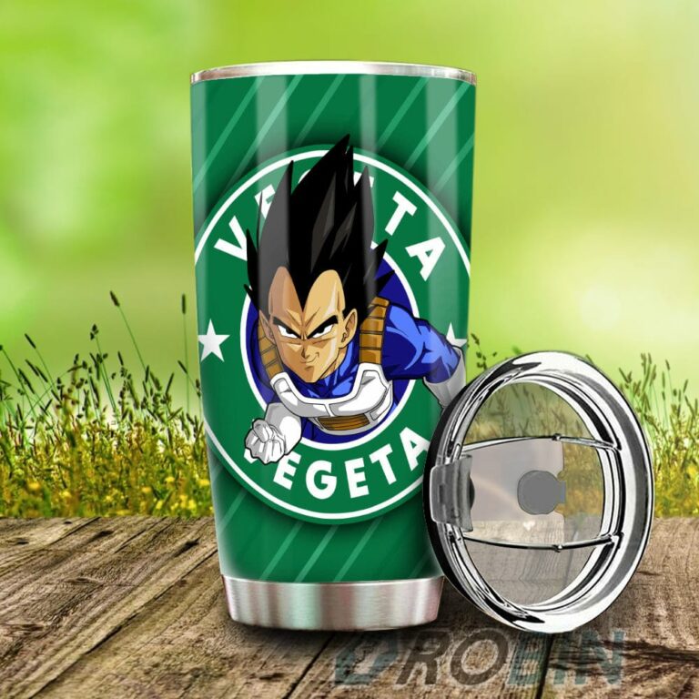 Vegeta Stainless Steel Tumbler Cup Custom Dragon Ball Anime