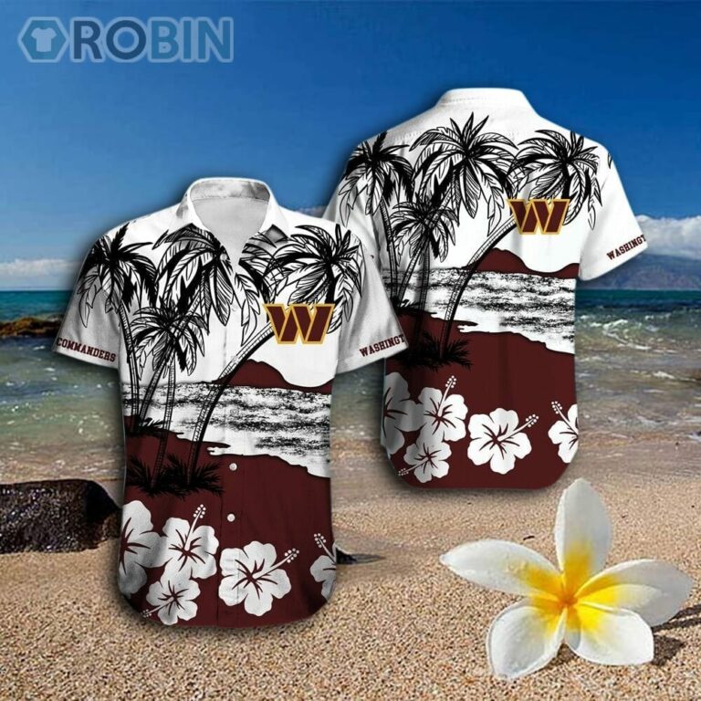Washington Commanders Hawaiian Shirt And Shorts