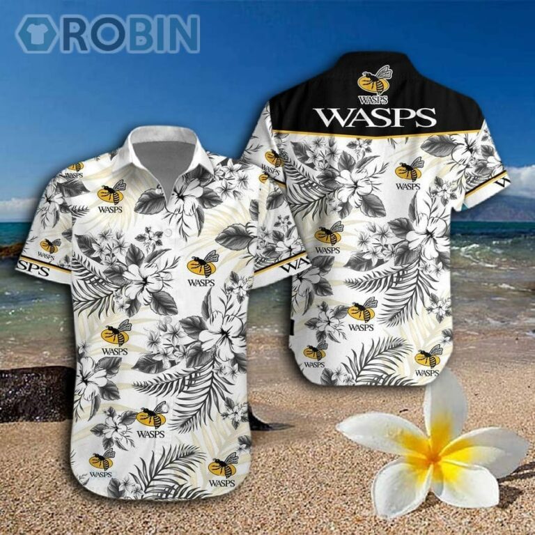 Wasps RFC Hawaiian Shirt And Shorts