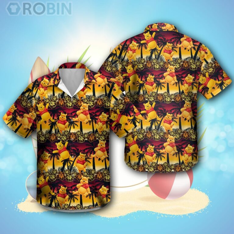 Winnie The Pooh Hawaiian Shirt, Disney Hawaiian Shirt