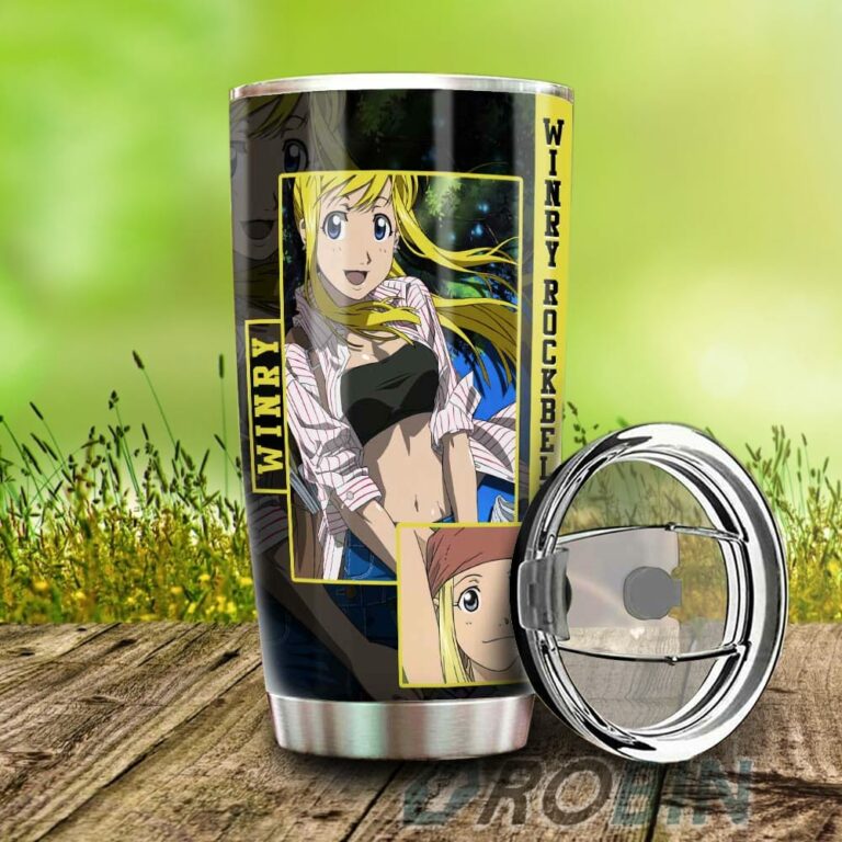 Winry Rockbell Stainless Steel Tumbler Cup Custom Fullmetal Alchemist Anime