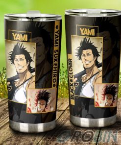 Yami Sukehiro Stainless Steel Tumbler Cup Custom Black Clover Anime