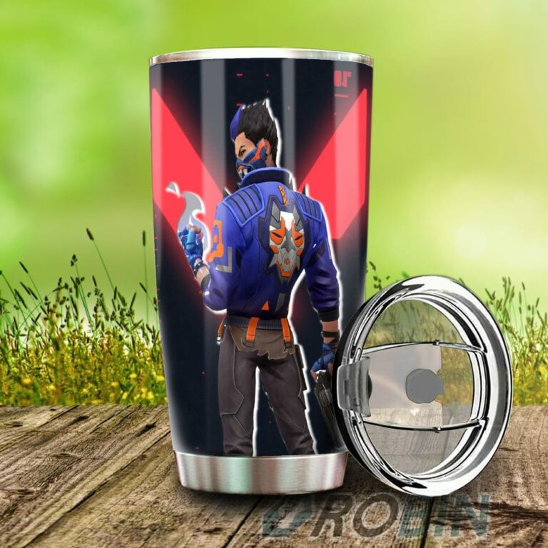Yoru Stainless Steel Tumbler Cup Custom Valorant Agent