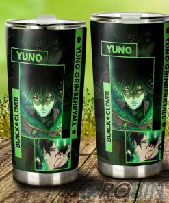 Yuno Grinberryall Stainless Steel Tumbler Cup Custom Black Clover Anime