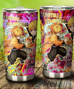 Zenitsu Agatsuma Stainless Steel Tumbler Cup Custom Demon Slayer Anime