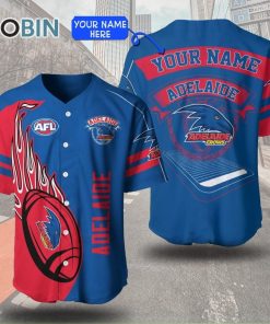 Adelaide Football Club Baseball Jersey Personalized Adelaide Football Club Baseball Jersey Personalized