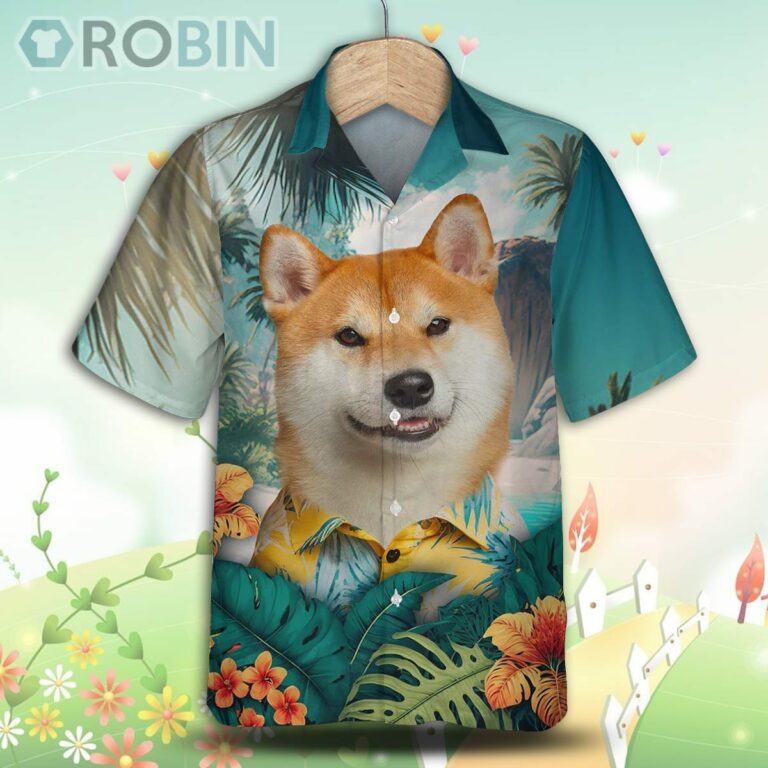 Akita Inu Tropical Hawaiian Shirt, For Love Dog Shirt