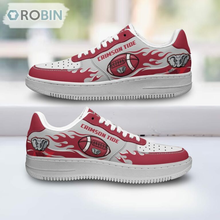 Alabama Crimson Tide Air Sneakers, NFL Custom Sports Shoes